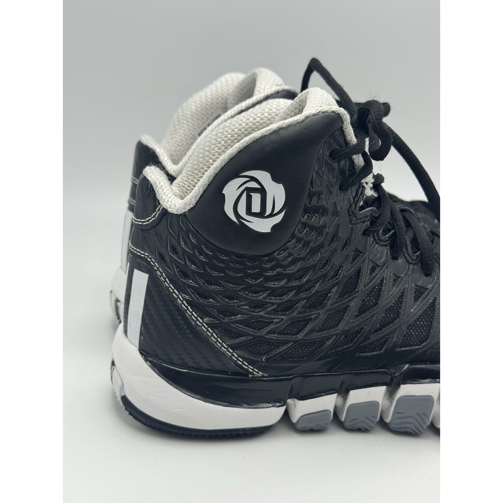 Adidas D Rose 773 v2 Baskeball Shoes Size 7.5 Black / White - Picture 3 of 8